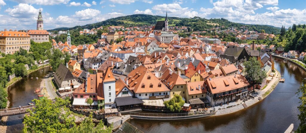 Perle an der Moldau, Český Krumlov, Tschechien